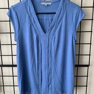 Cap sleeved knit top